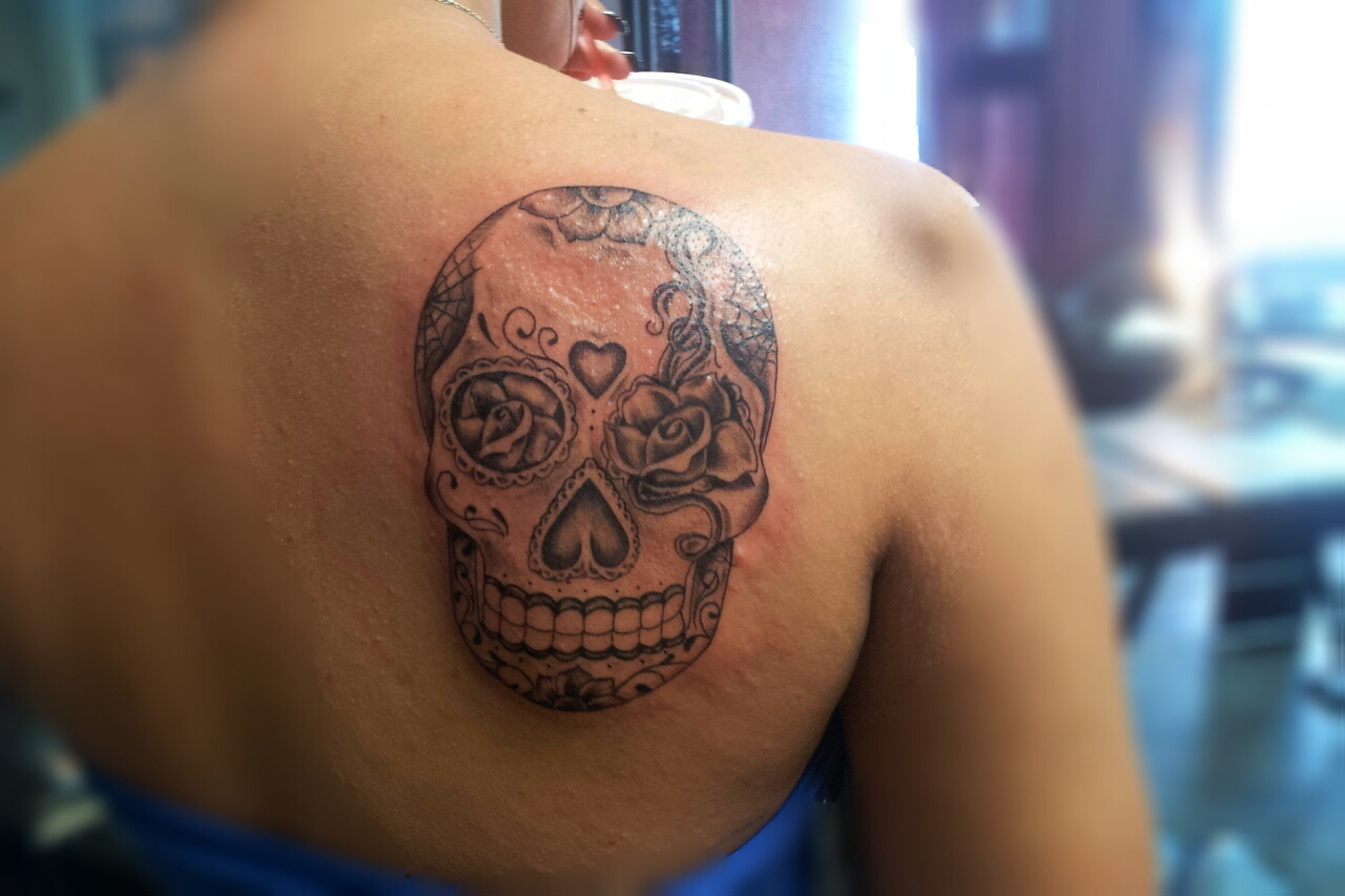 3. Mexican Skull Tattoo Ideas - wide 5