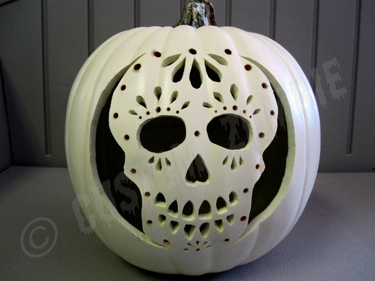 30 Skull Pumpkin Carving Ideas