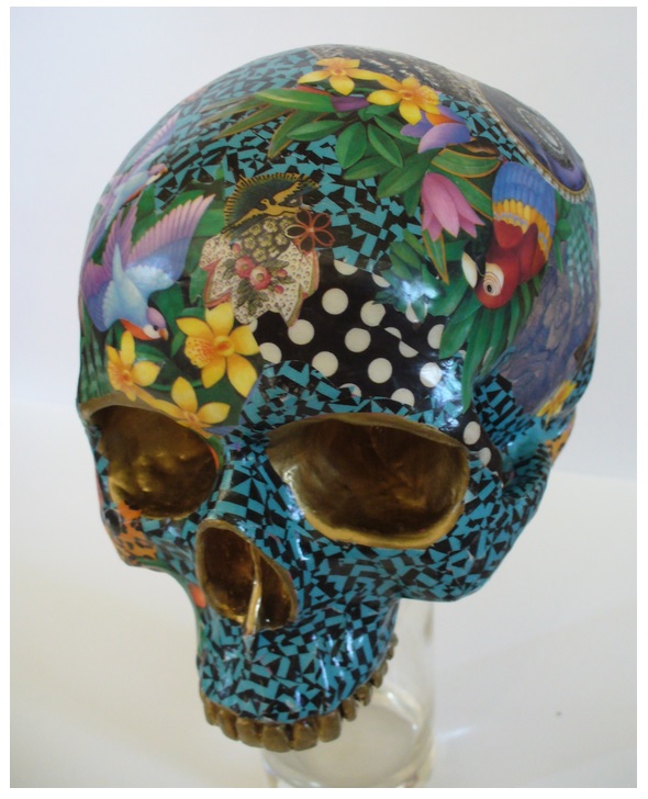 collage skull