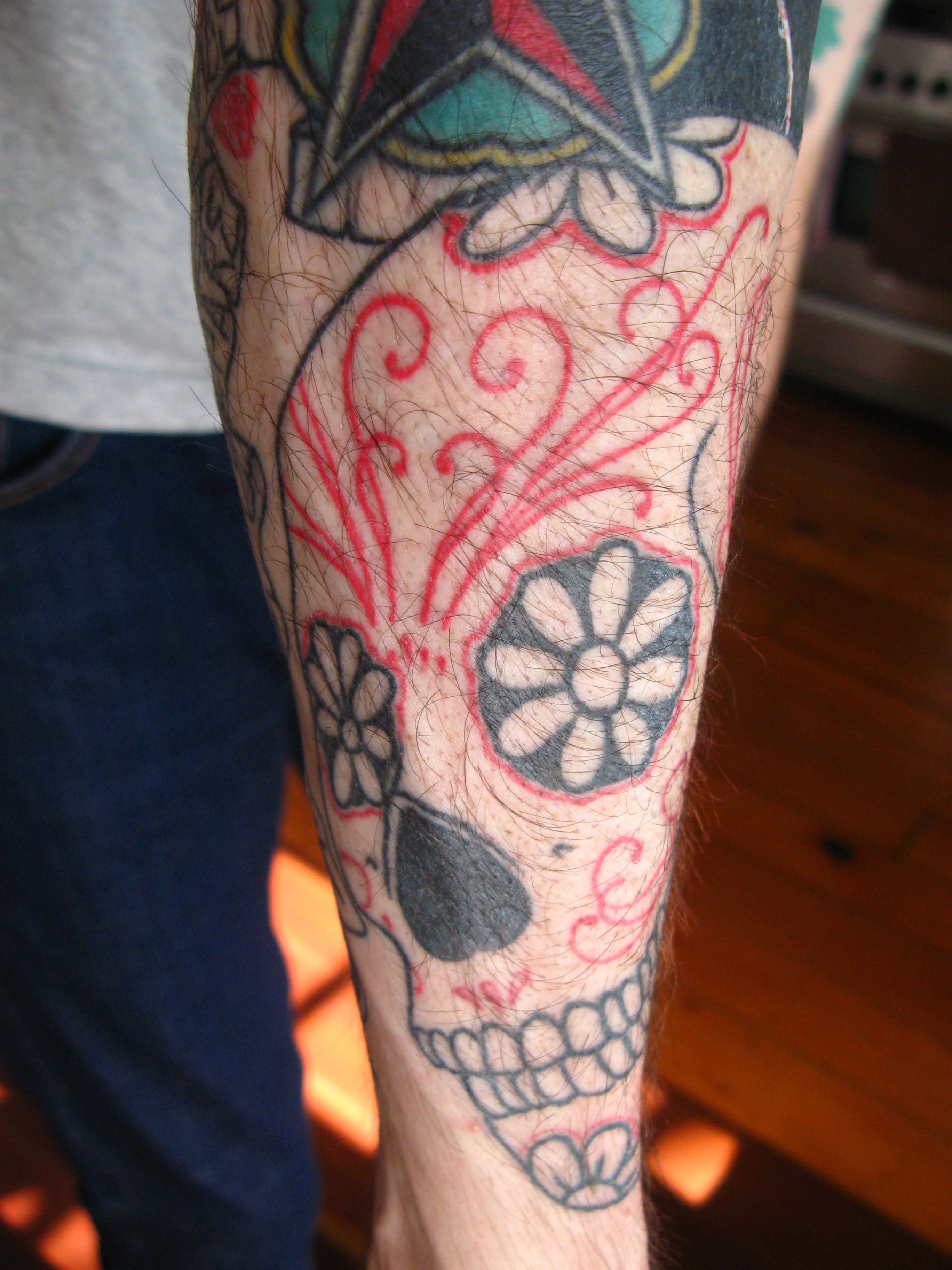 sugar skull tattoo (2)