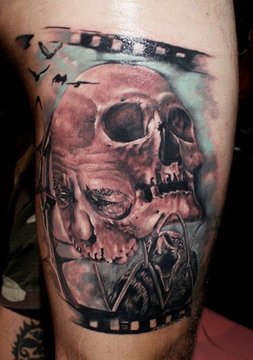 Skull tattoo