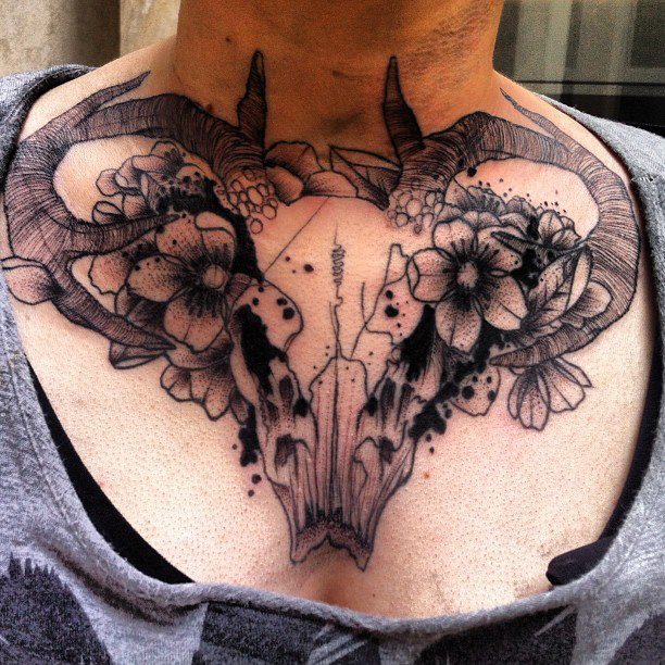 Skull tattoos by Lenad Nada