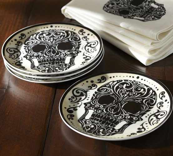 Pottery Barn's Day Of The Dead Sets