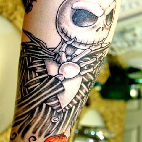 Jack Skellington tattoo (3)