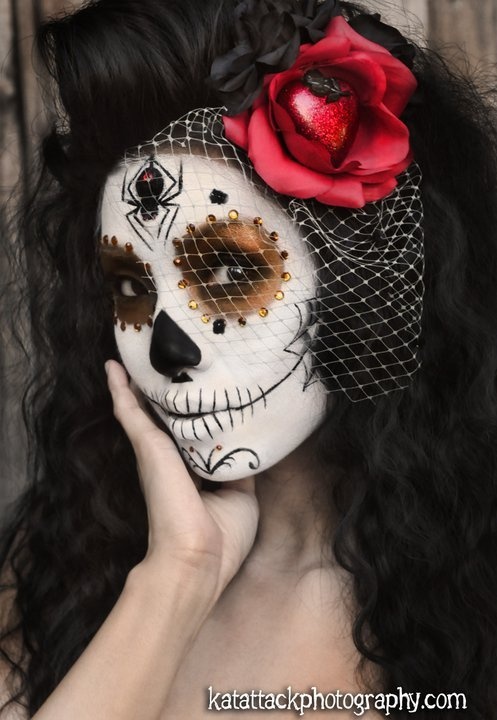 maxican day of the dead makeup (2)