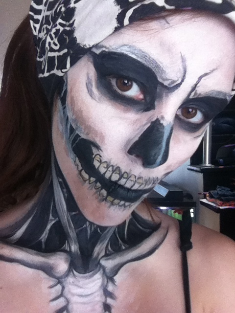 skull make-up