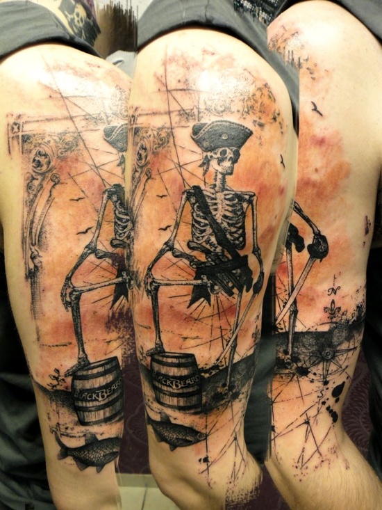 40 skeleton tattoo designs – Skullspiration