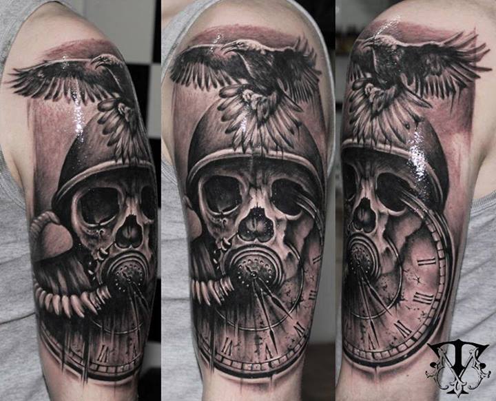 Skull tattoos by Todirica Dumitru (2)