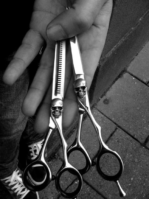 Skull scissors