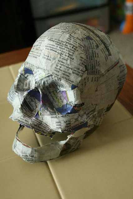 paper skull