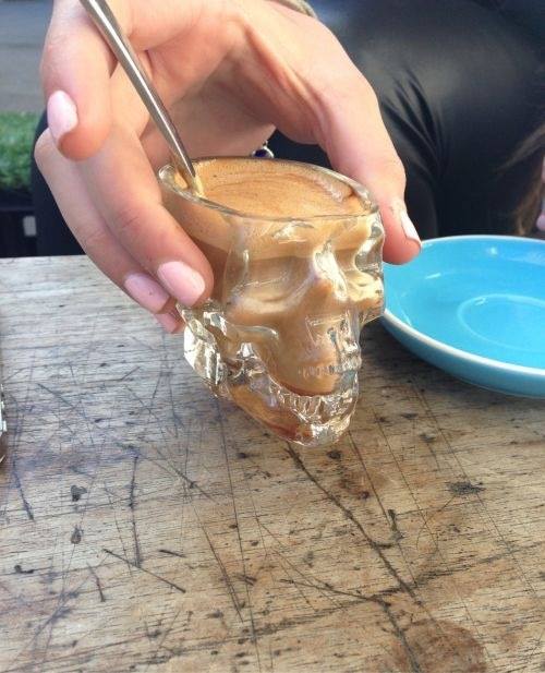 skull coffee 