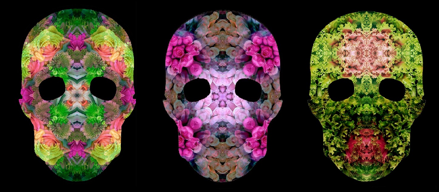 Skull Flowers by Mondo Curio