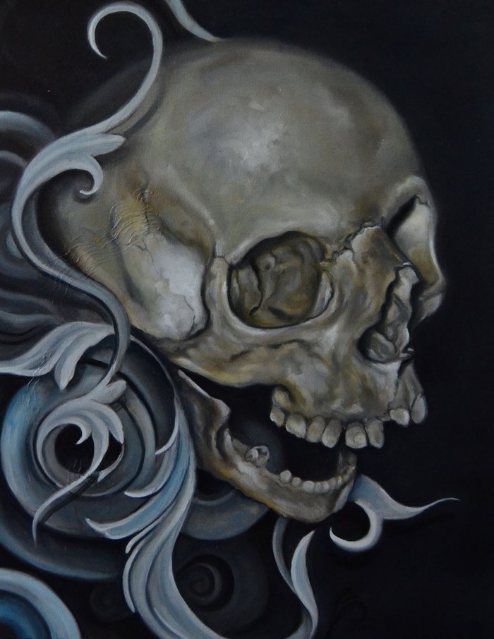 Skull Paintings by Shane DRK