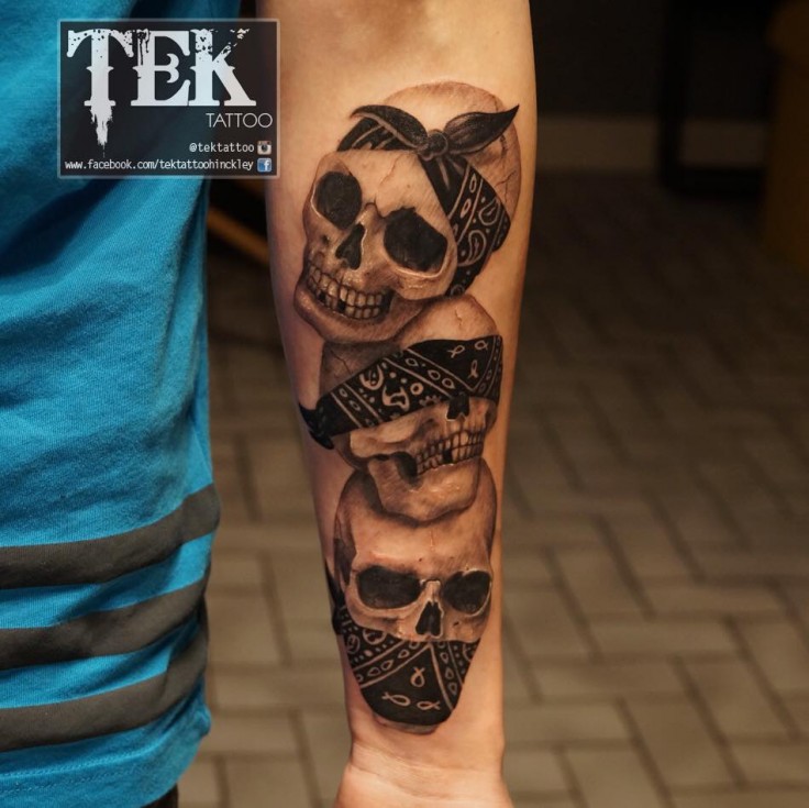 Skull Tattoos by Wojtek Taczala