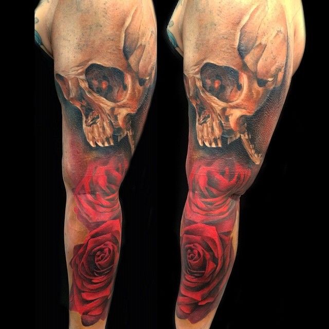sebastian nowacki roses tattoo