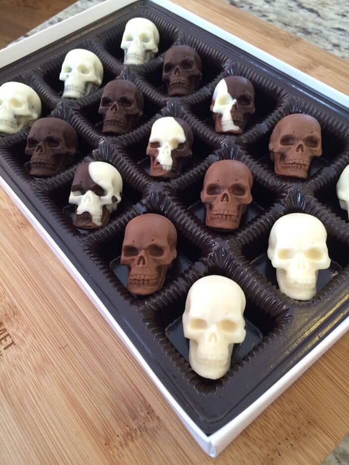Chocolate Skulls by Sweet Sage